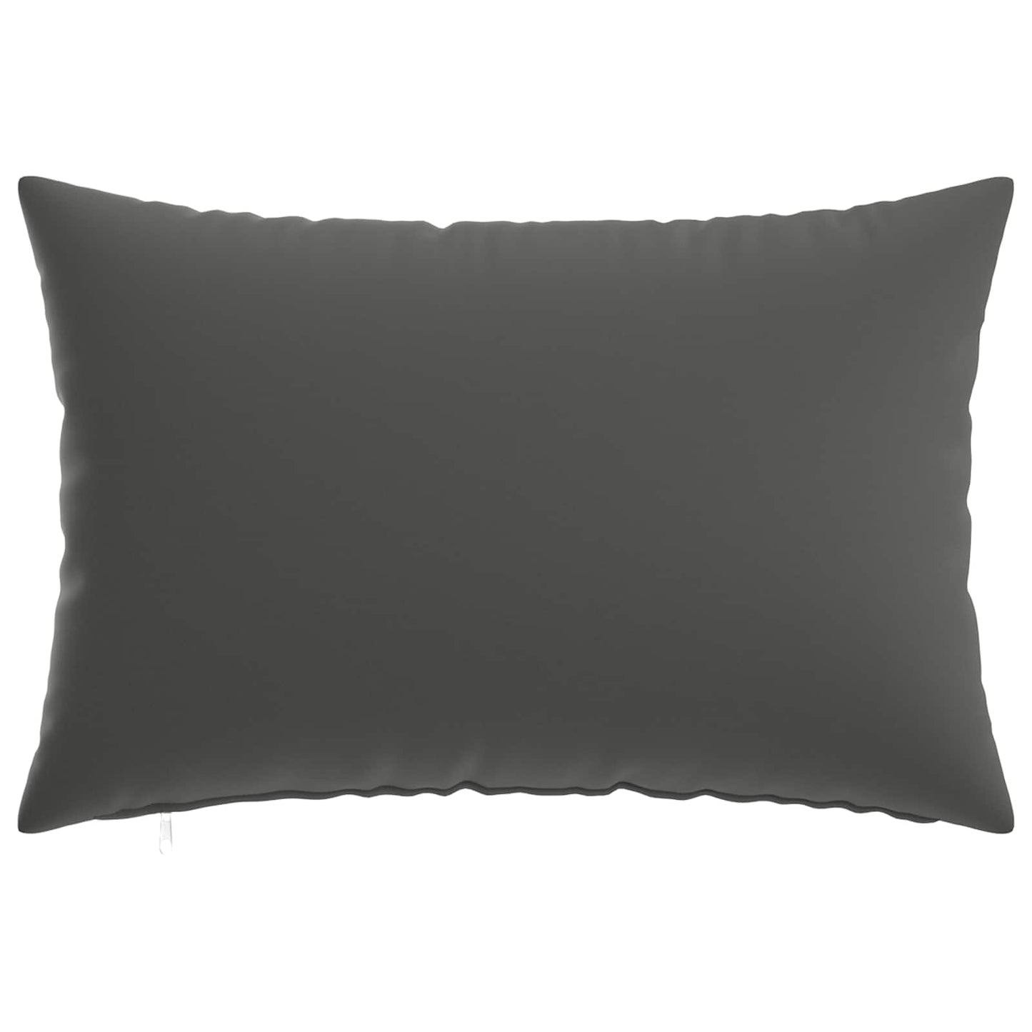 Cushion Cover 2 pcs HEERLEN Anthracite 50 x 80 cm Polyester