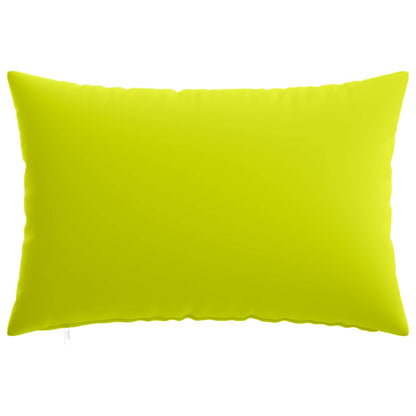 Cushion Cover 6 pcs HEERLEN Bright Green 50 x 80 cm Polyester