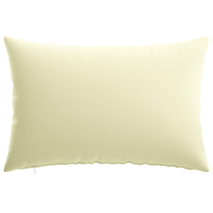 Cushion Cover 6 pcs HEERLEN Cream 50 x 80 cm Polyester