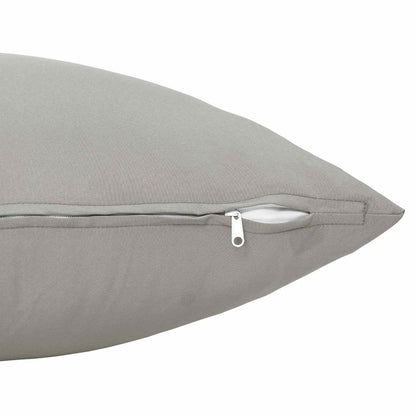 Cushion Cover 2 pcs HEERLEN Grey 50 x 80 cm Polyester