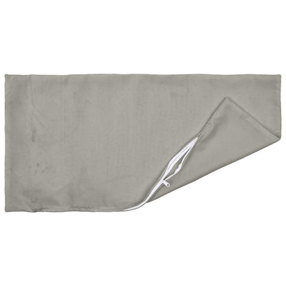 Cushion Cover 2 pcs HEERLEN Grey 50 x 80 cm Polyester