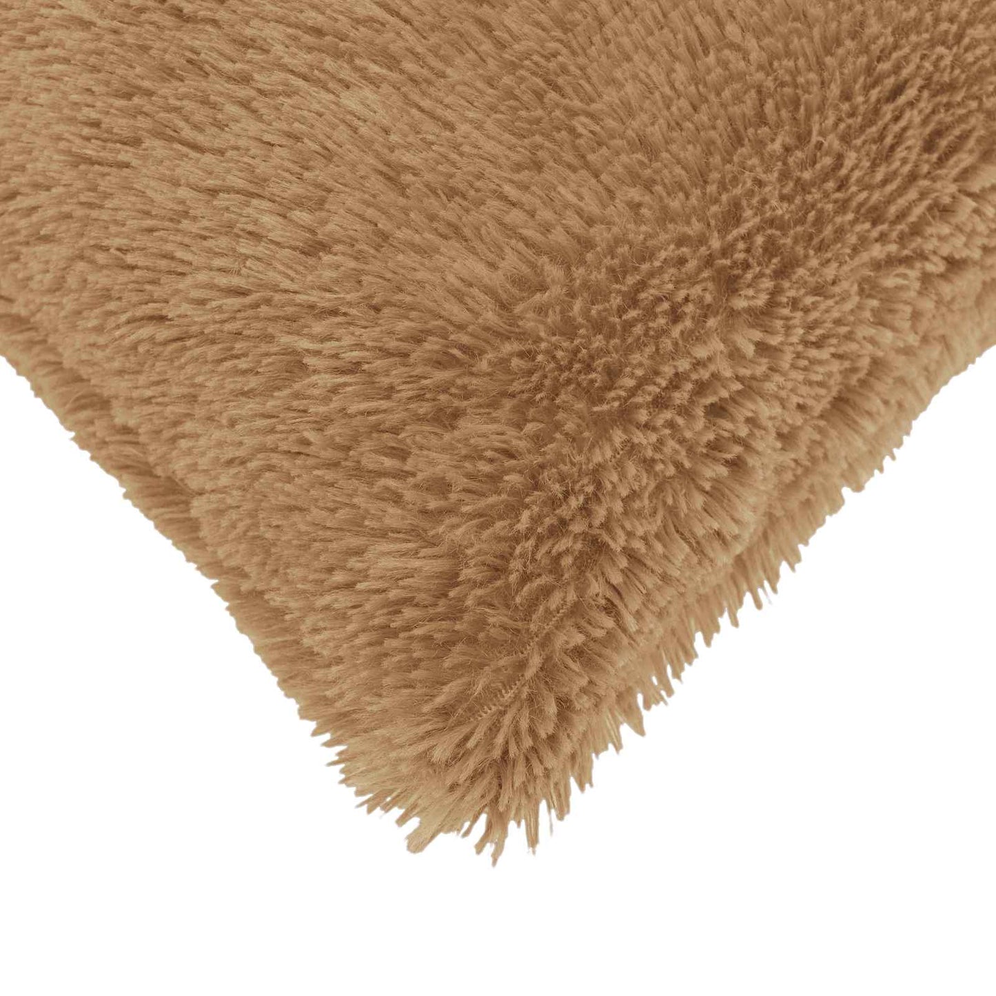 Cushion Cover 2 pcs HEERLEN Taupe 50 x 80 cm PV Fleece
