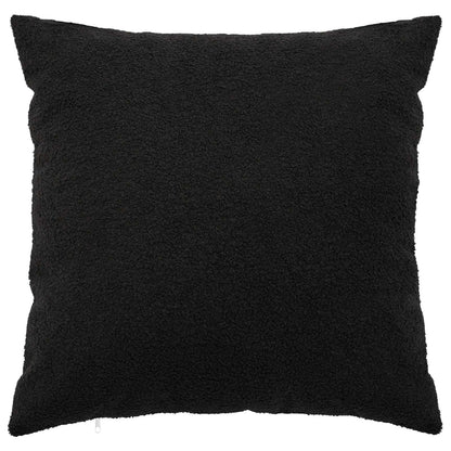 Cushion Cover 6 pcs HEERLEN Black 55 x 55 cm Bouclé