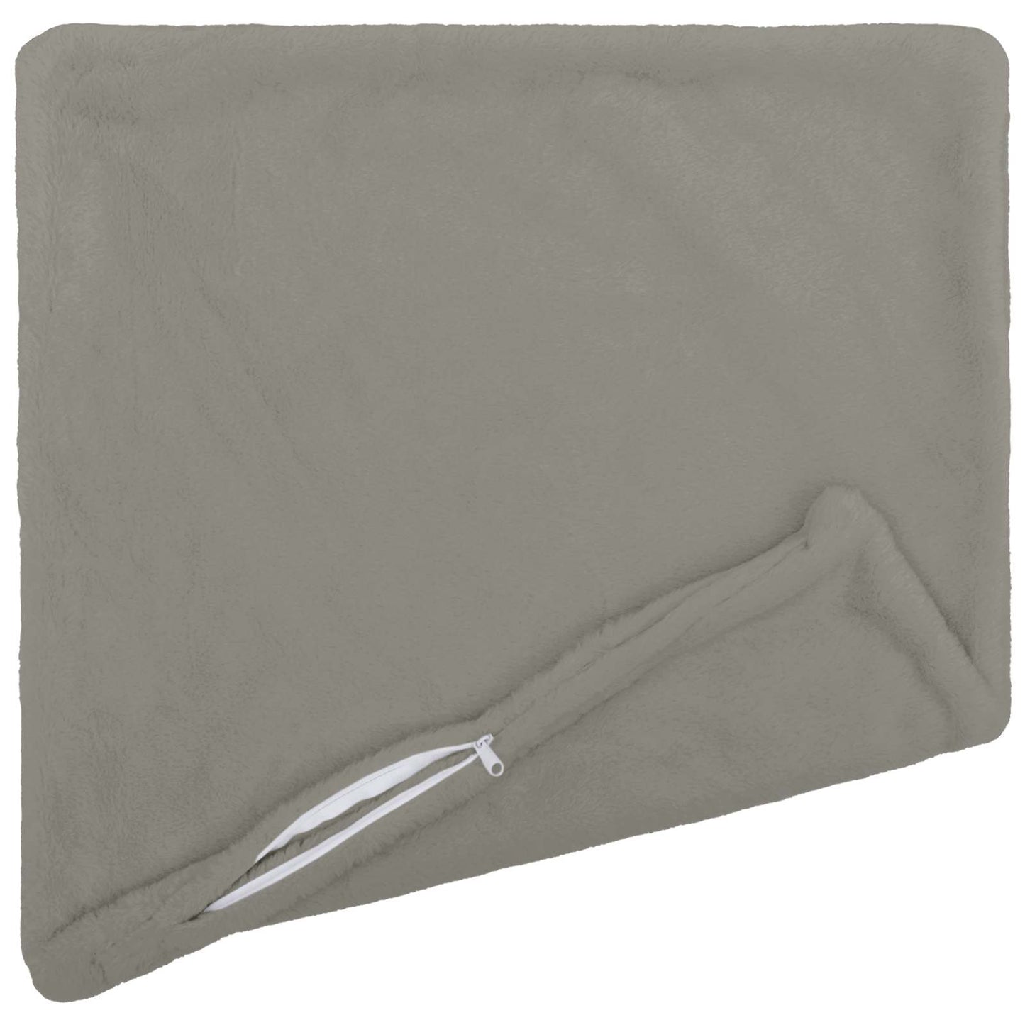 Cushion Cover 2 pcs HEERLEN Light Grey 55 x 55 cm