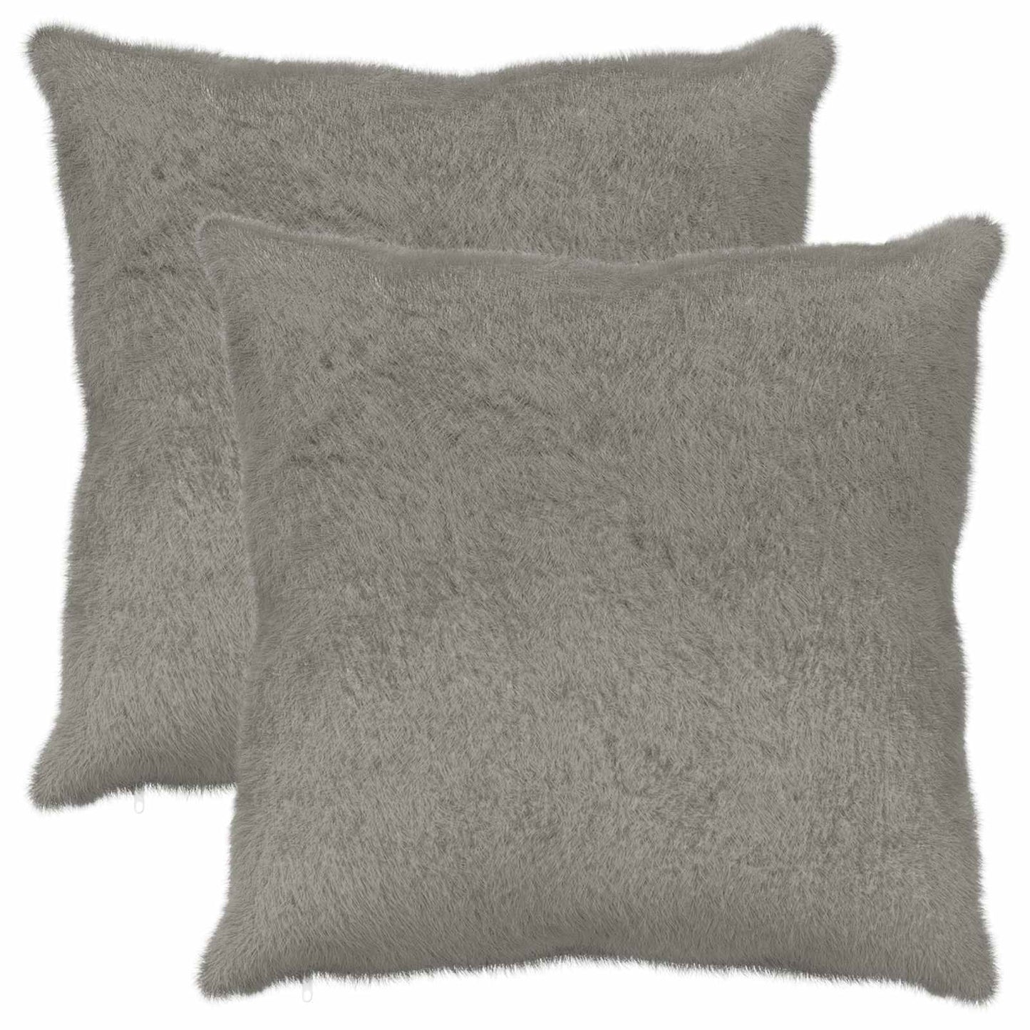 Cushion Cover 2 pcs HEERLEN Light Grey 55 x 55 cm
