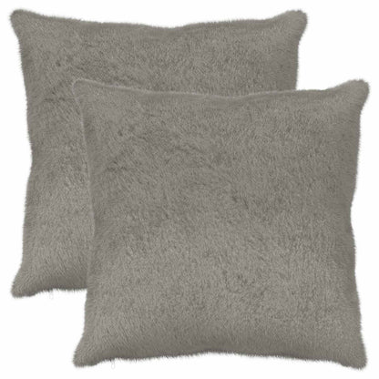 Cushion Cover 2 pcs HEERLEN Light Grey 55 x 55 cm