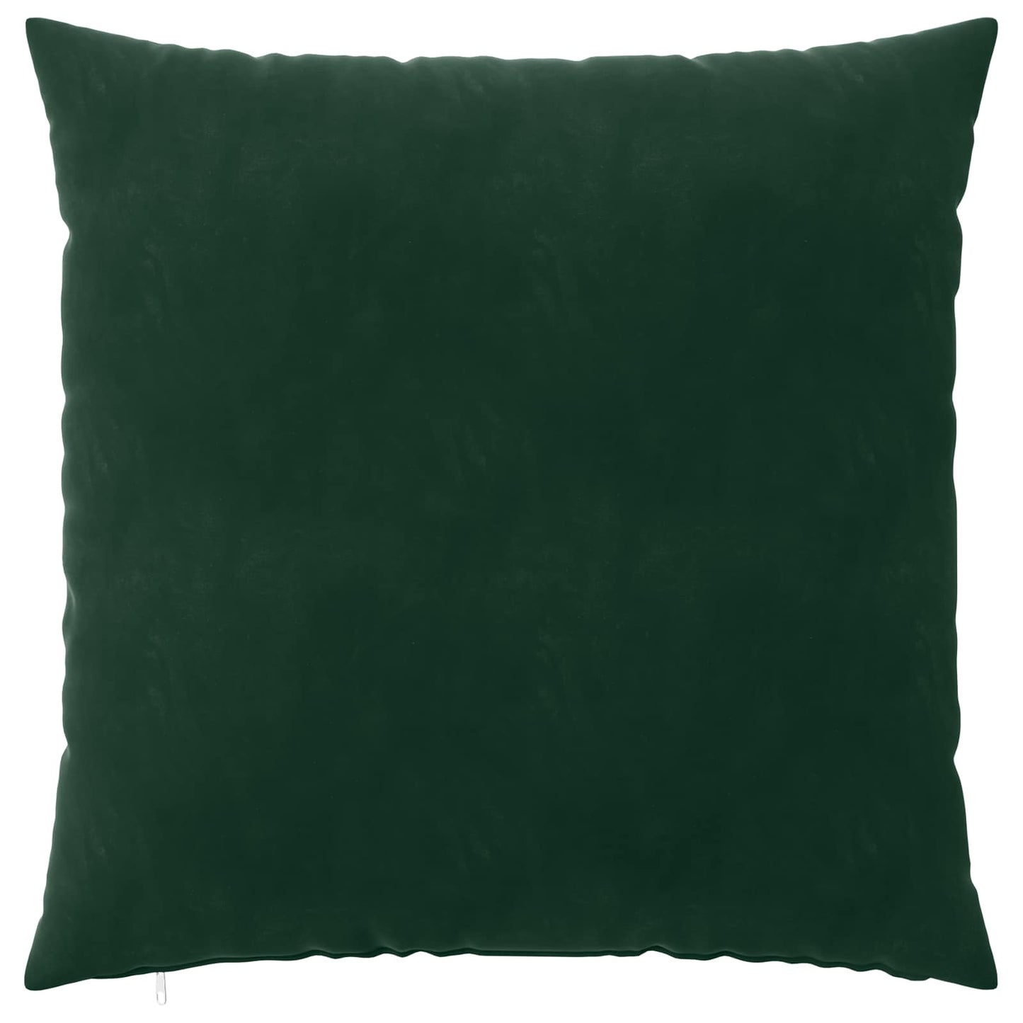 Cushion Cover 6 pcs HEERLEN Dark Green 60 x 60 cm Velvet