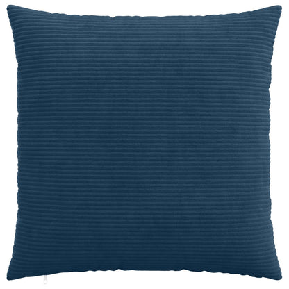 Cushion Cover 6 pcs HEERLEN Navy Blue 60 x 60 cm Corduroy