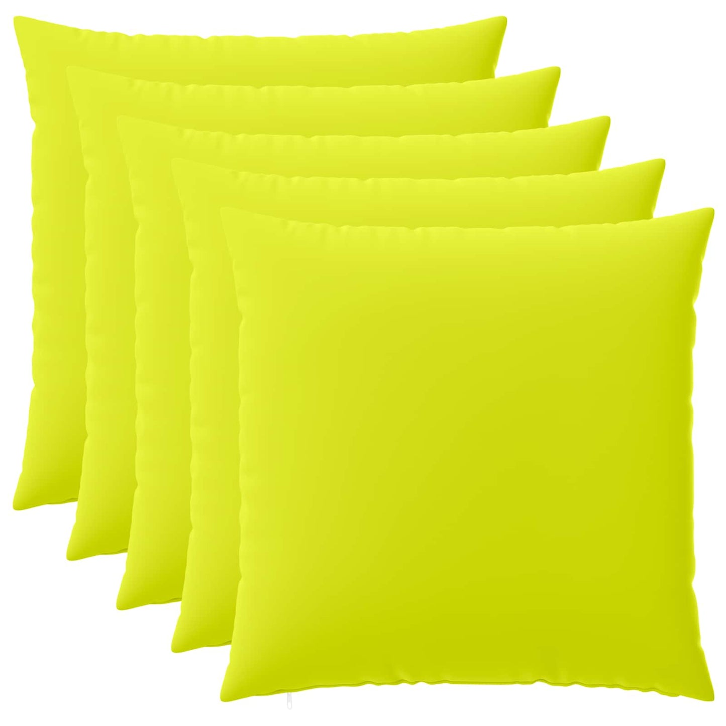 Cushion Cover 6 pcs HEERLEN Bright Green 60 x 60 cm Polyester