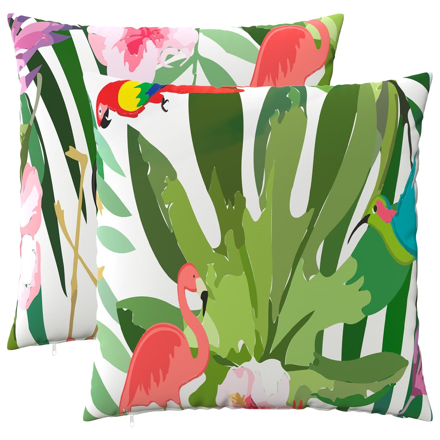 Cushion Cover 2 pcs HEERLEN Multicolour 60 x 60 cm Polyester