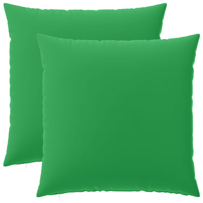 Cushion Cover 2 pcs HEERLEN Green 60 x 60 cm Polyester