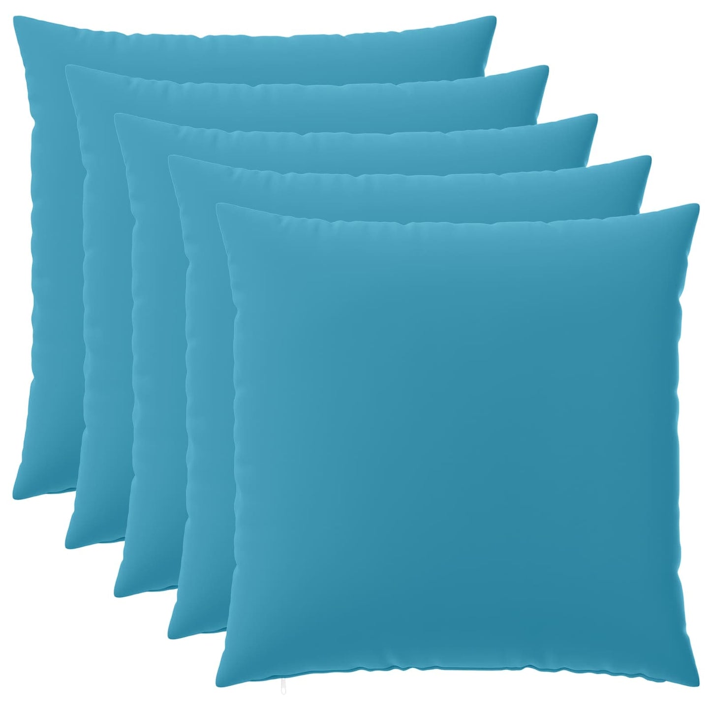 Cushion Cover 6 pcs HEERLEN Light Blue 60 x 60 cm Polyester