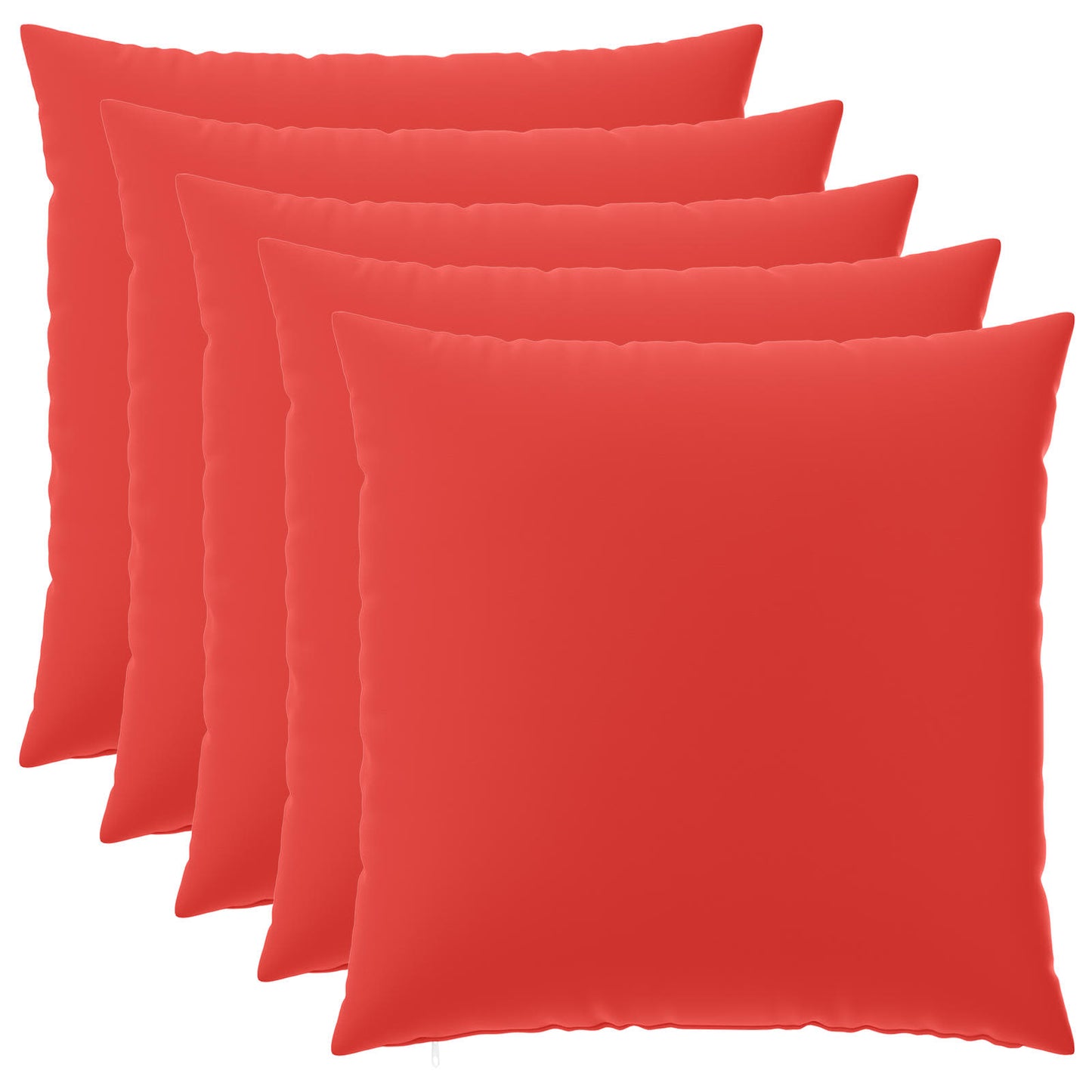 Cushion Cover 6 pcs HEERLEN Red 60 x 60 cm Polyester