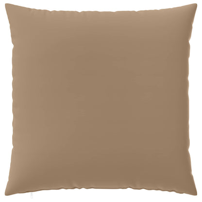 Cushion Cover 2 pcs HEERLEN Taupe 60 x 60 cm Polyester