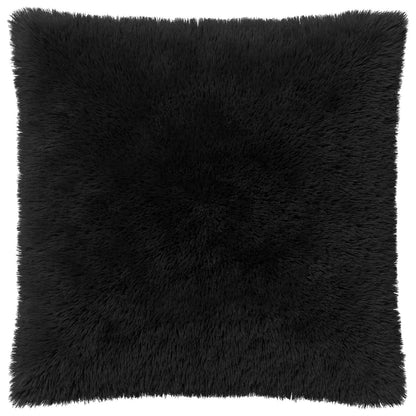 Cushion Cover 2 pcs HEERLEN Black 60 x 60 cm PV Fleece