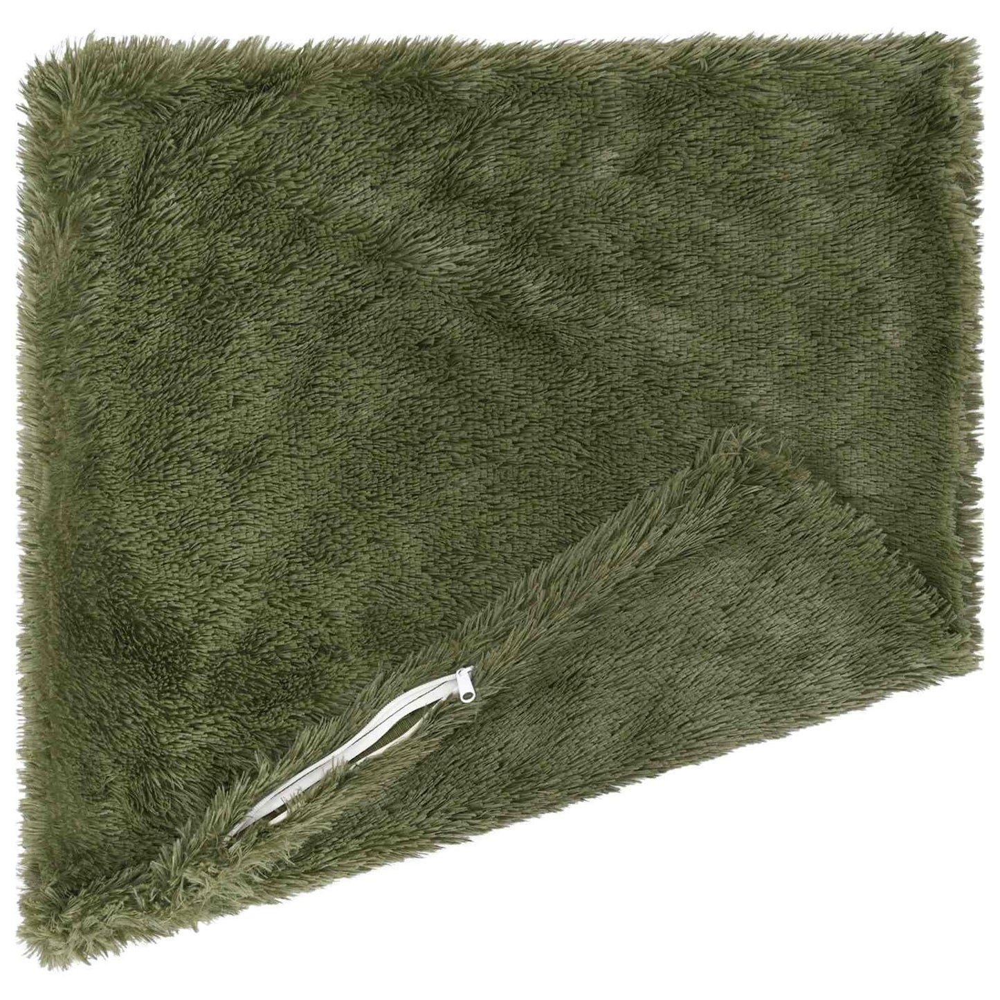 Cushion Cover 2 pcs HEERLEN Green 60 x 60 cm PV Fleece