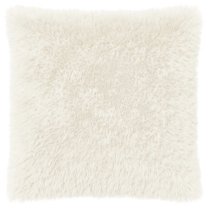 Cushion Cover 6 pcs HEERLEN White 60 x 60 cm PV Fleece
