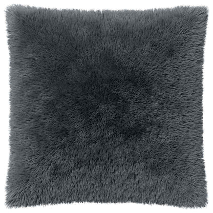 Cushion Cover 6 pcs HEERLEN Anthracite 60 x 60 cm PV Fleece