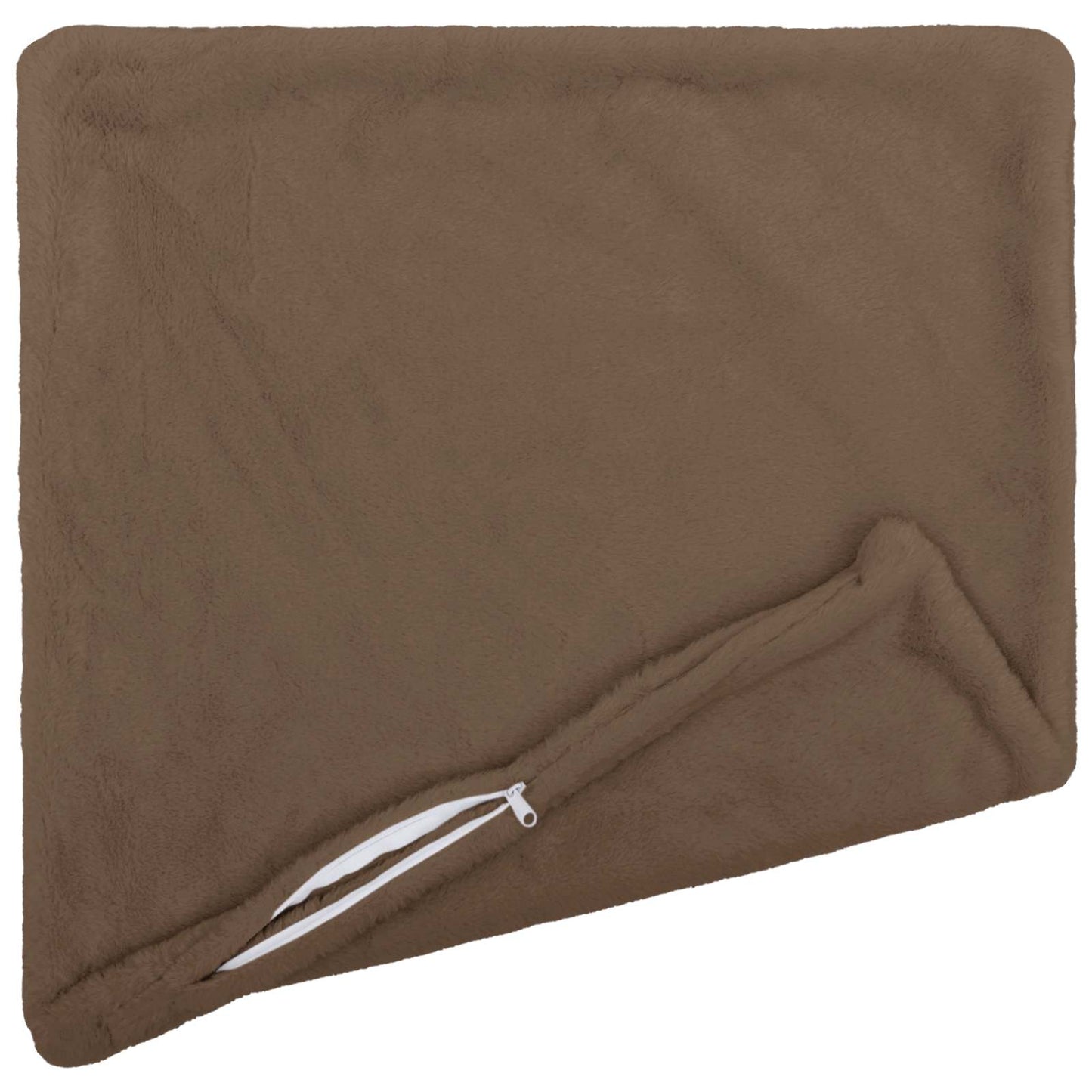 Cushion Cover 2 pcs HEERLEN Light Brown 60 x 60 cm