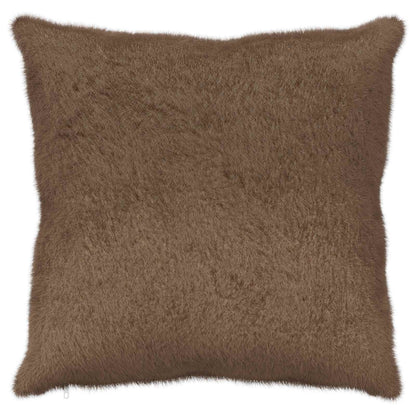 Cushion Cover 2 pcs HEERLEN Light Brown 60 x 60 cm