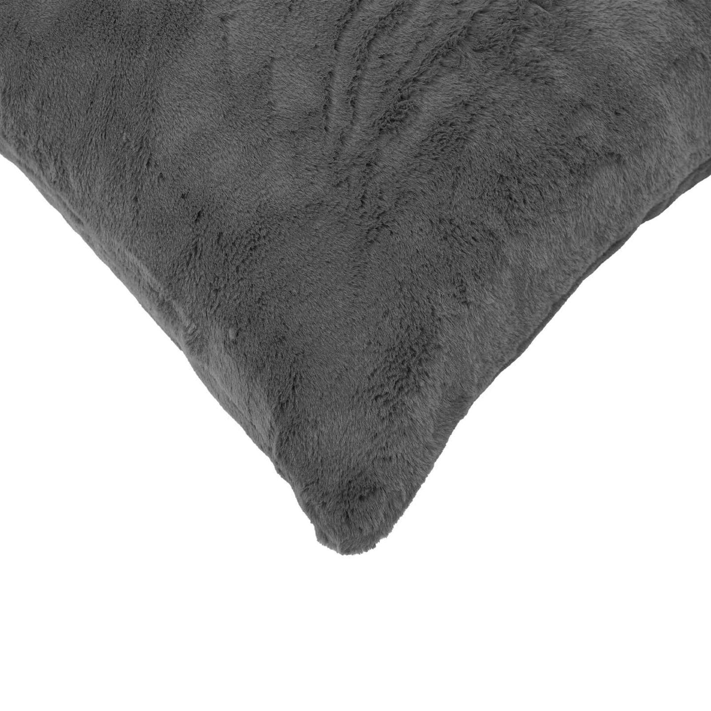 Cushion Cover 2 pcs HEERLEN Dark Grey 60 x 60 cm