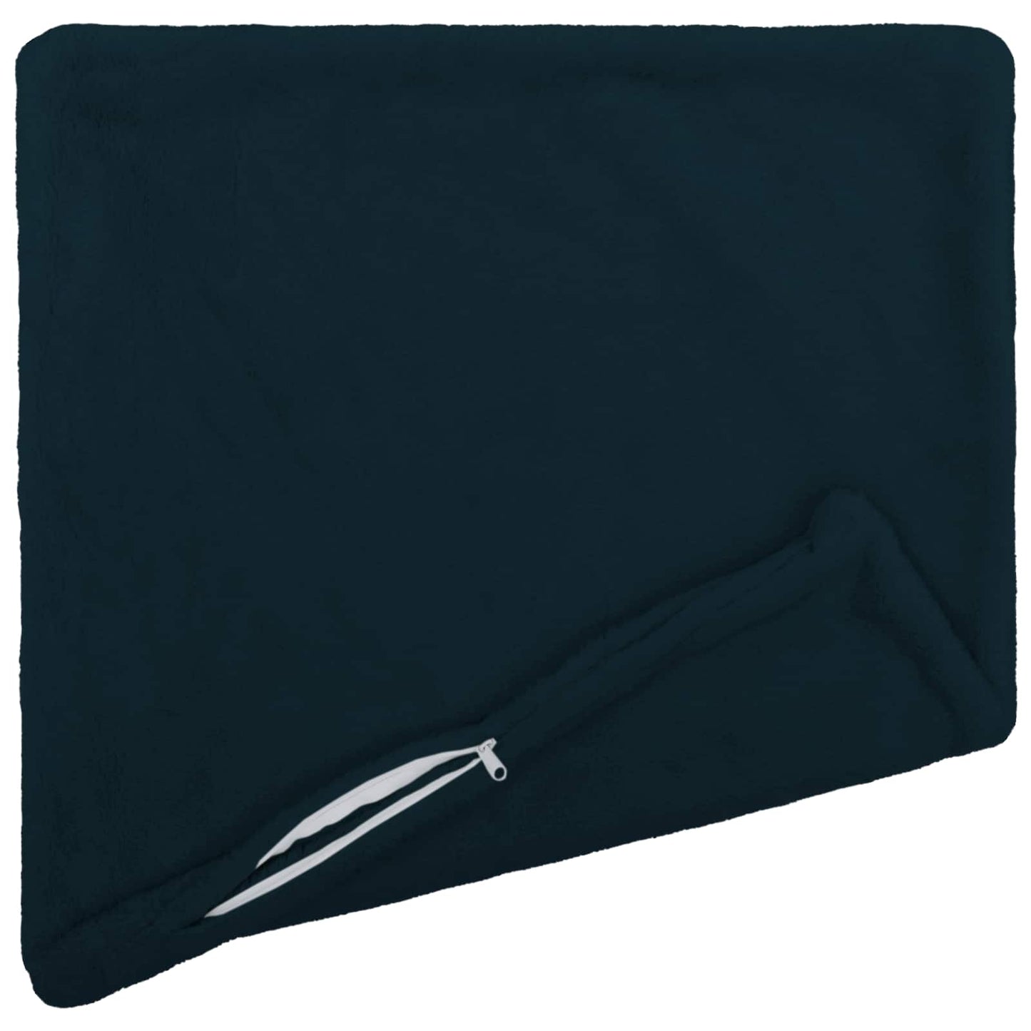 Cushion Cover 2 pcs HEERLEN Navy Blue 60 x 60 cm