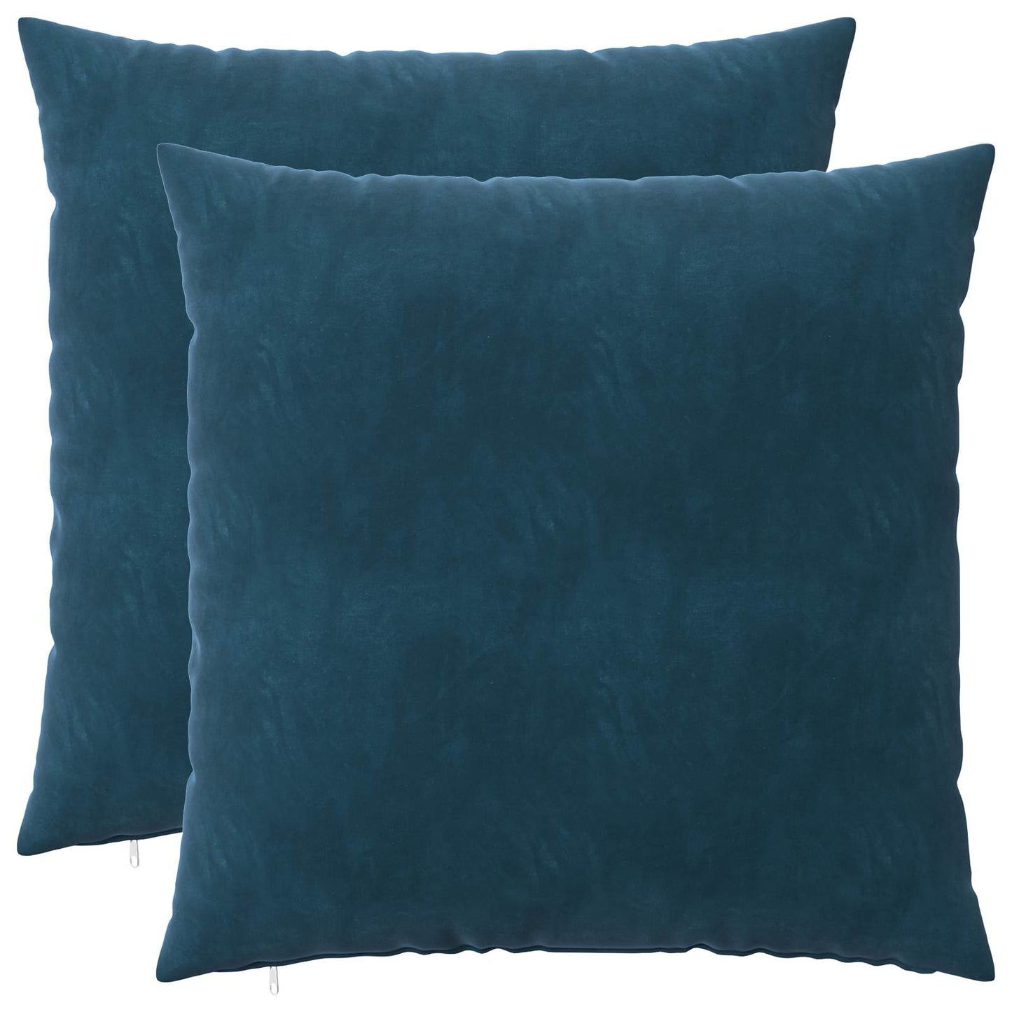 Cushion Cover 2 pcs HEERLEN Blue 65 x 65 cm Velvet