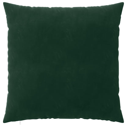 Cushion Cover 2 pcs HEERLEN Dark Green 65 x 65 cm Velvet