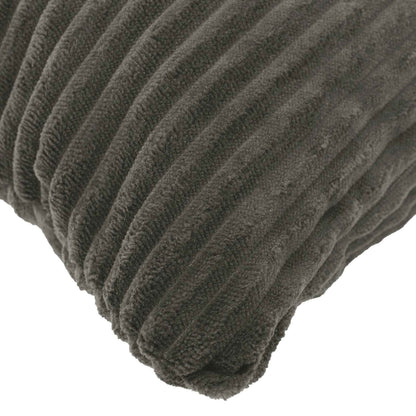 Cushion Cover 6 pcs HEERLEN Anthracite 65 x 65 cm Corduroy