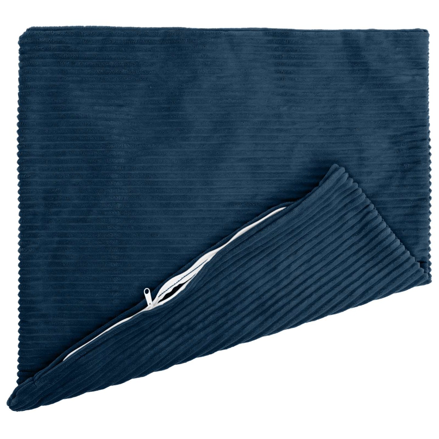 Cushion Cover 6 pcs HEERLEN Navy Blue 65 x 65 cm Corduroy