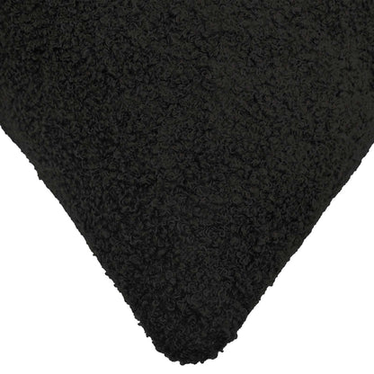 Cushion Cover 6 pcs HEERLEN Black 65 x 65 cm Bouclé