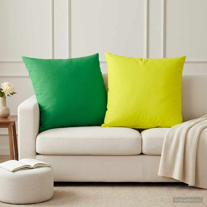 Cushion Cover 6 pcs HEERLEN Green 80 x 80 cm Polyester