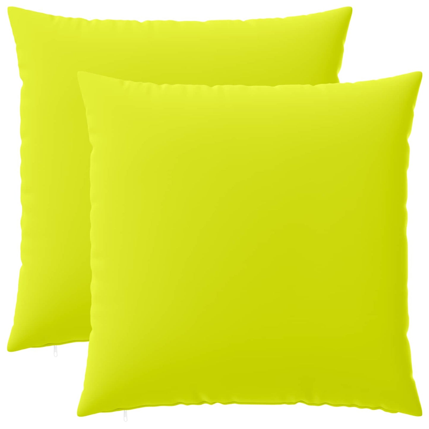 Cushion Cover 2 pcs HEERLEN Bright Green 65 x 65 cm Polyester