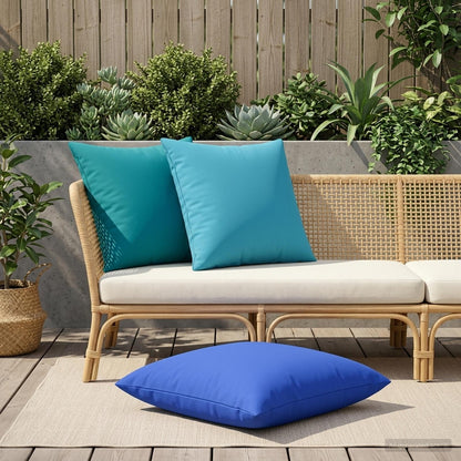 Cushion Cover 6 pcs HEERLEN Royal Blue 80 x 80 cm Polyester
