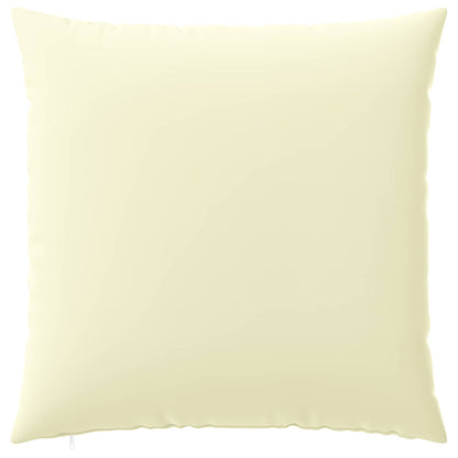 Cushion Cover 6 pcs HEERLEN Cream 65 x 65 cm Polyester