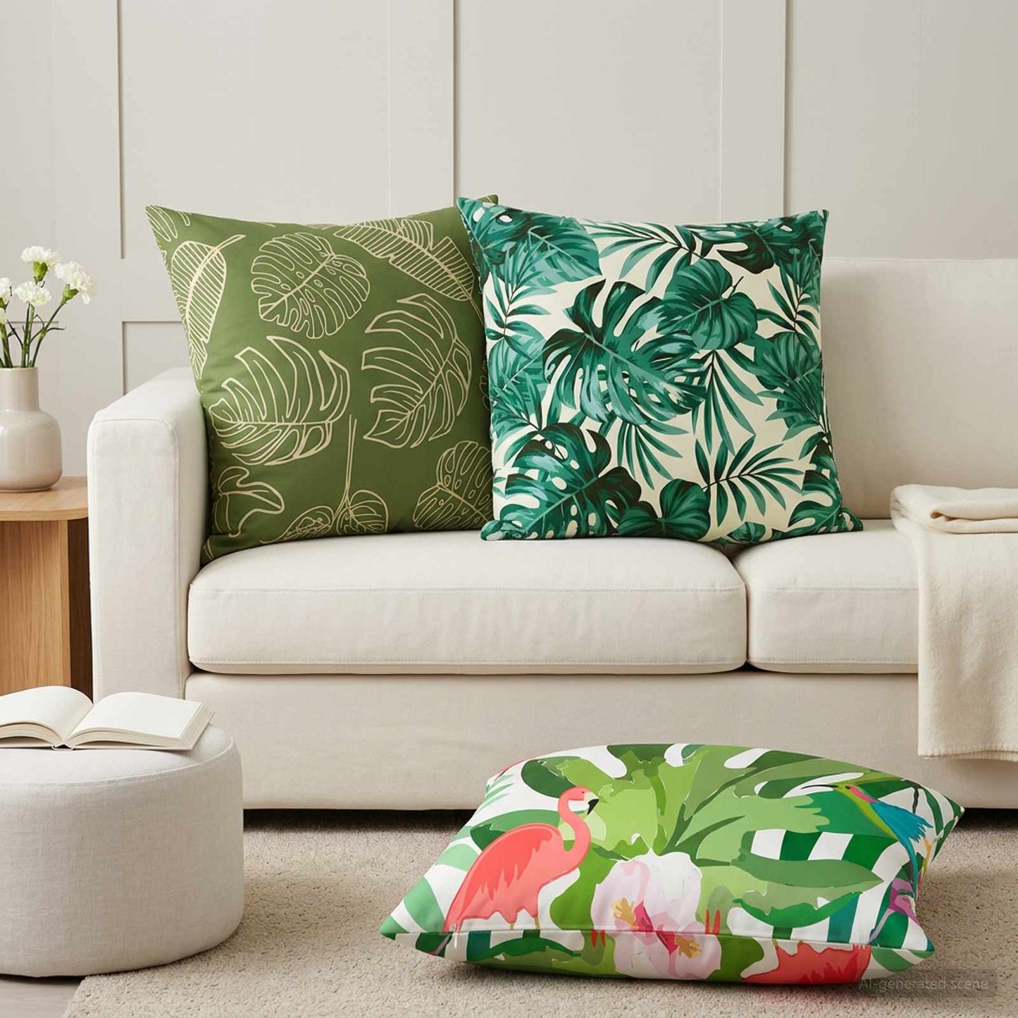 Cushion Cover 6 pcs HEERLEN Multicolour 65 x 65 cm Polyester