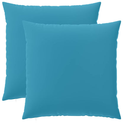 Cushion Cover 2 pcs HEERLEN Light Blue 65 x 65 cm Polyester