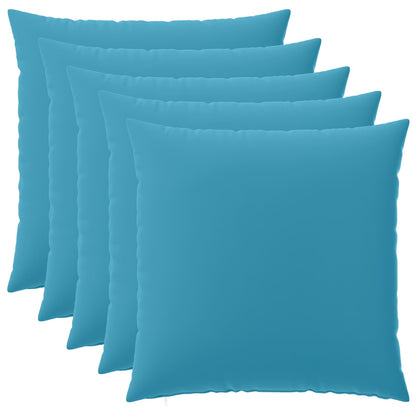 Cushion Cover 6 pcs HEERLEN Light Blue 65 x 65 cm Polyester