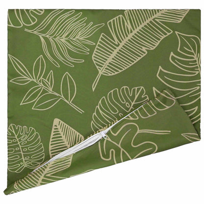 Cushion Cover 2 pcs HEERLEN Leaf Design 65 x 65 cm Polyester