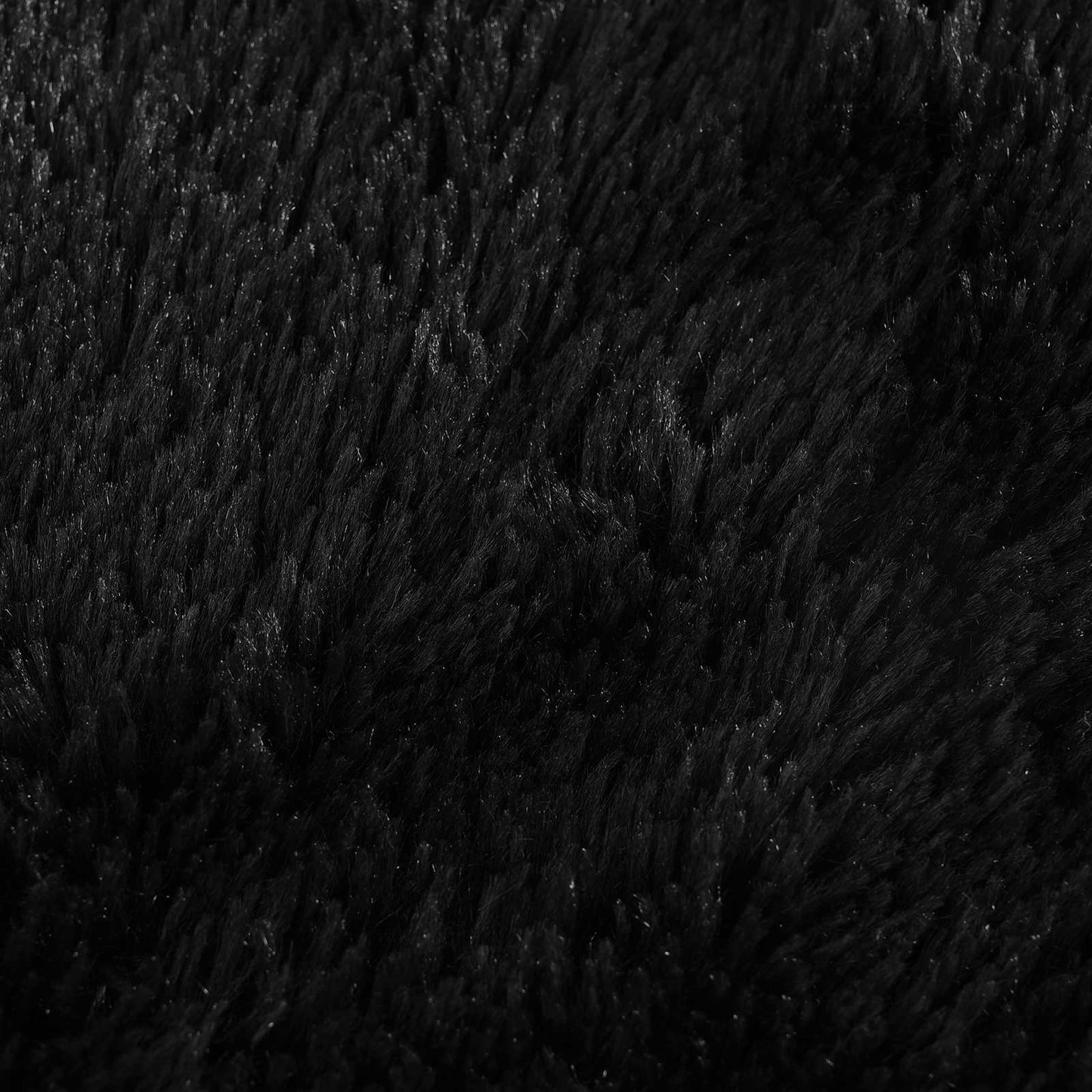 Cushion Cover 6 pcs HEERLEN Black 65 x 65 cm PV Fleece
