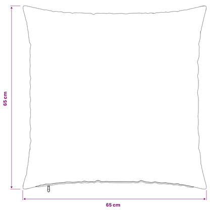 Cushion Cover 6 pcs HEERLEN Pink 65 x 65 cm PV Fleece