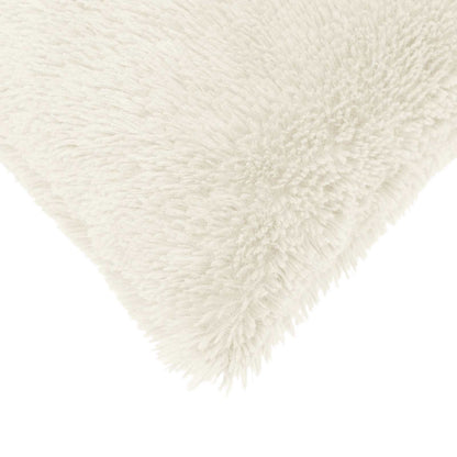 Cushion Cover 6 pcs HEERLEN White 65 x 65 cm PV Fleece