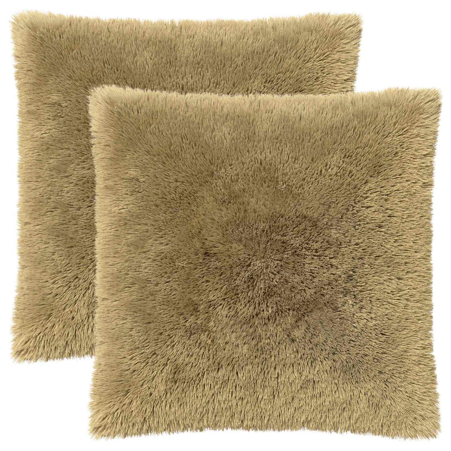 Cushion Cover 2 pcs HEERLEN Light Green 65 x 65 cm PV Fleece
