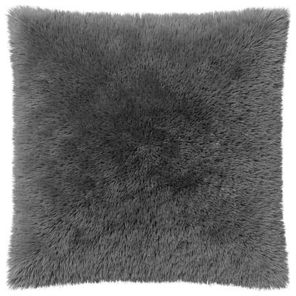Cushion Cover 2 pcs HEERLEN Light Grey 65 x 65 cm PV Fleece