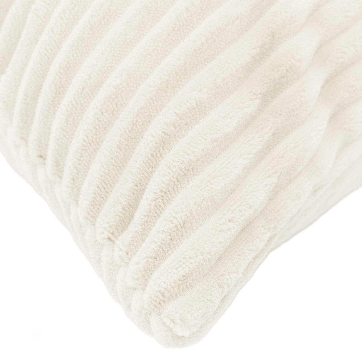 Cushion Cover 6 pcs HEERLEN Cream 70 x 70 cm Corduroy