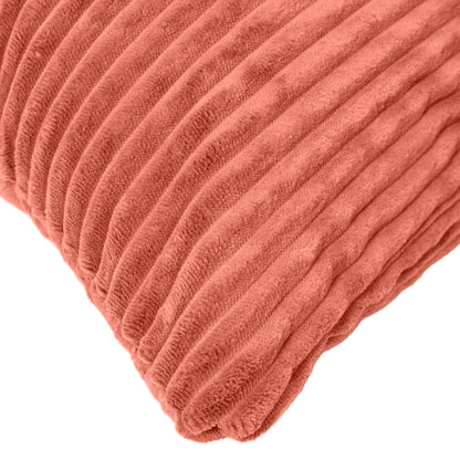 Cushion Cover 6 pcs HEERLEN Red Orange 70 x 70 cm Corduroy