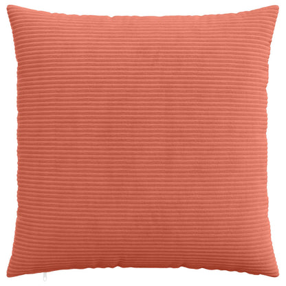 Cushion Cover 6 pcs HEERLEN Red Orange 70 x 70 cm Corduroy
