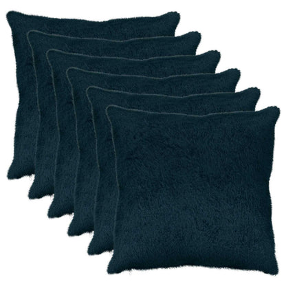 Cushion Cover 6 pcs HEERLEN Navy Blue 70 x 70 cm