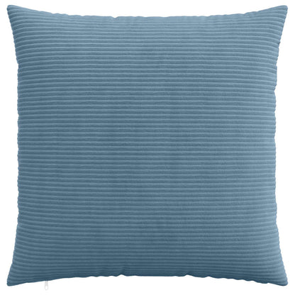 Cushion Cover 2 pcs HEERLEN Blue 80 x 80 cm Corduroy
