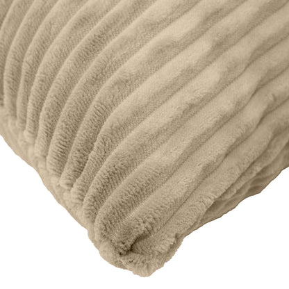 Cushion Cover 6 pcs HEERLEN Taupe 80 x 80 cm Corduroy